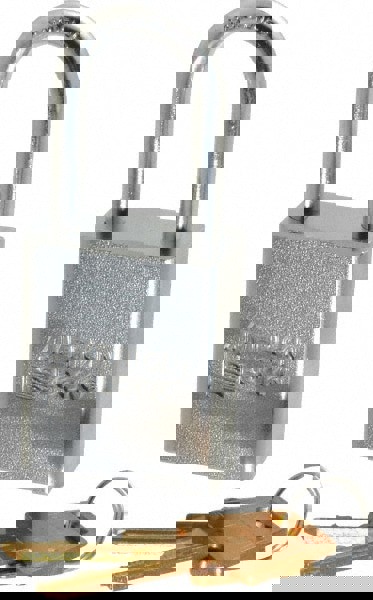 Padlock: Steel, Keyed Different, 1-1/2